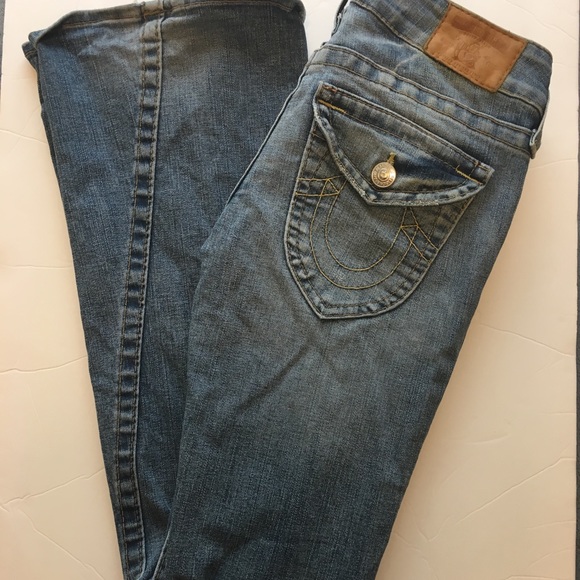 True Religion Denim - Authentic True Religion Medium Wash Flare Jeans